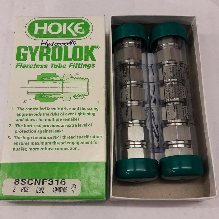 12CM8316ME接頭美國(guó)HOKE不銹鋼接頭Gyrolok穿板接頭